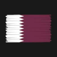 Katar bandera vector ilustración