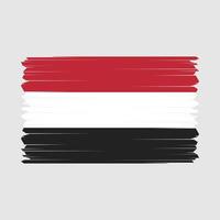 Yemen Flag Vector Illustration