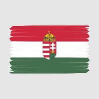 Hungary Flag Vector Illustration