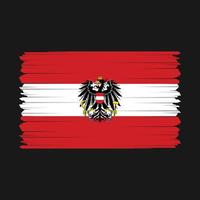 Austria Flag Vector Illustration