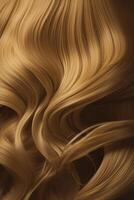 Beautiful golden hair background, created with photo