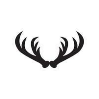 Deer and horns simple icon,illustration design template. vector