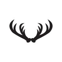 Deer and horns simple icon,illustration design template. vector