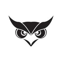 Owl simple icon,illustration design template. vector