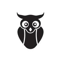 Owl simple icon,illustration design template. vector