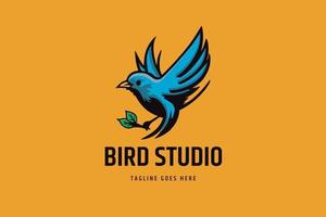 modern bird logo, colorful animal vector