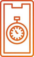 Stopwatch Icon Style vector