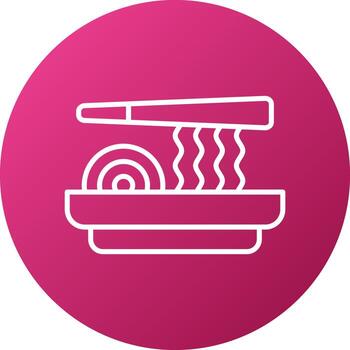 almohadilla tailandés icono estilo vector