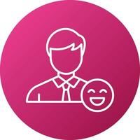 Happy Icon Style vector
