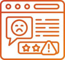 Complaint Icon Style vector