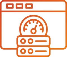 Browser Cache Icon Style vector