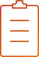 Clipboard Icon Style vector