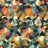 Camouflage seamless pattern, created with generative AI photo