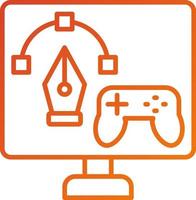 Game Design Icon Style vector