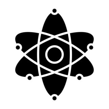 Atom vector icon