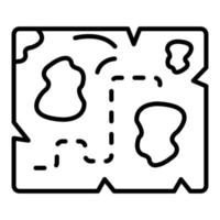 Treasure Map vector icon