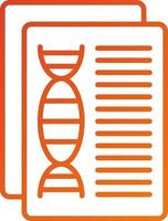 Genetic Data Icon Style vector