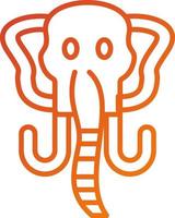 Mammoth Icon Style vector