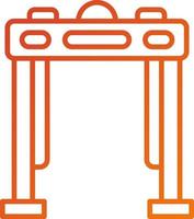 Metal Detector Icon Style vector