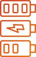 Many Batteries Icon Style vector