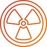 Radiation Icon Style vector