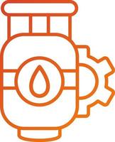 Gas Industry Icon Style vector