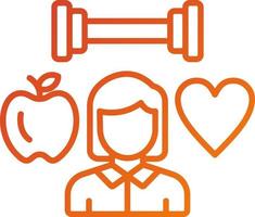 Health Conscious Icon Style vector