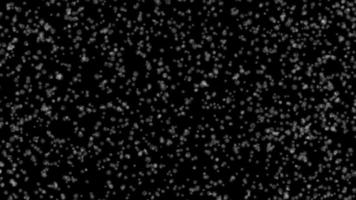 White snow in dark background photo