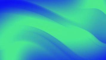 Gradient green cyan wavy smooth background photo