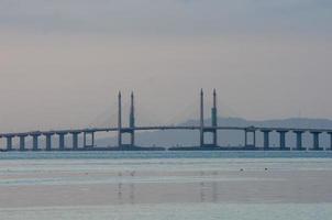 Penang puente en Mañana foto