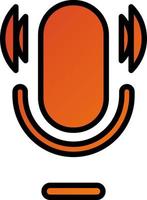 Microphone Icon Style vector