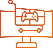Online Game Store Marketplace Icon Style vector