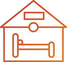 Accommodation Icon Style vector