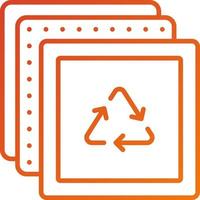 Fabric Recycle Icon Style vector