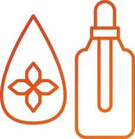 Essentail Oil Icon Style vector