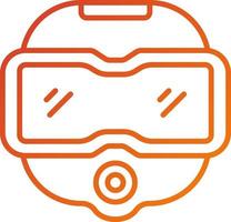 Diving Mask Icon Style vector