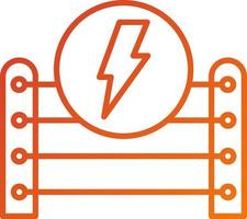 Electric Fence Icon Style vector