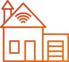 Smart Home Icon Style vector