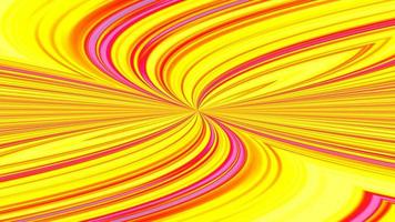 Yellow and red curve swirl at center photo