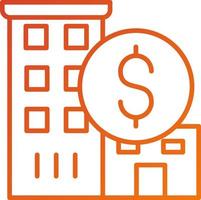 Hotel Budgeting Icon Style vector