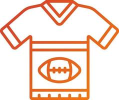 Rugby Uniform Icon Style vector