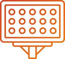 Stadium Lights Icon Style vector