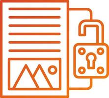 Disclosure Icon Style vector
