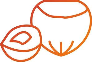 Hazelnut Icon Style vector