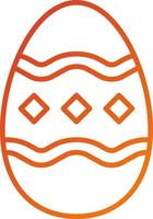 Painting Egg Icon Style vector