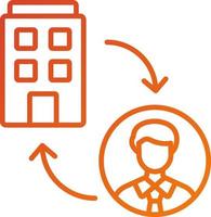B2C Icon Style vector
