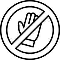 Stop Violence vector icon