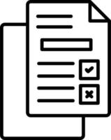 Document vector icon