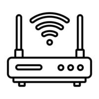 Wireless Router vector icon