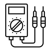 Voltmeter vector icon